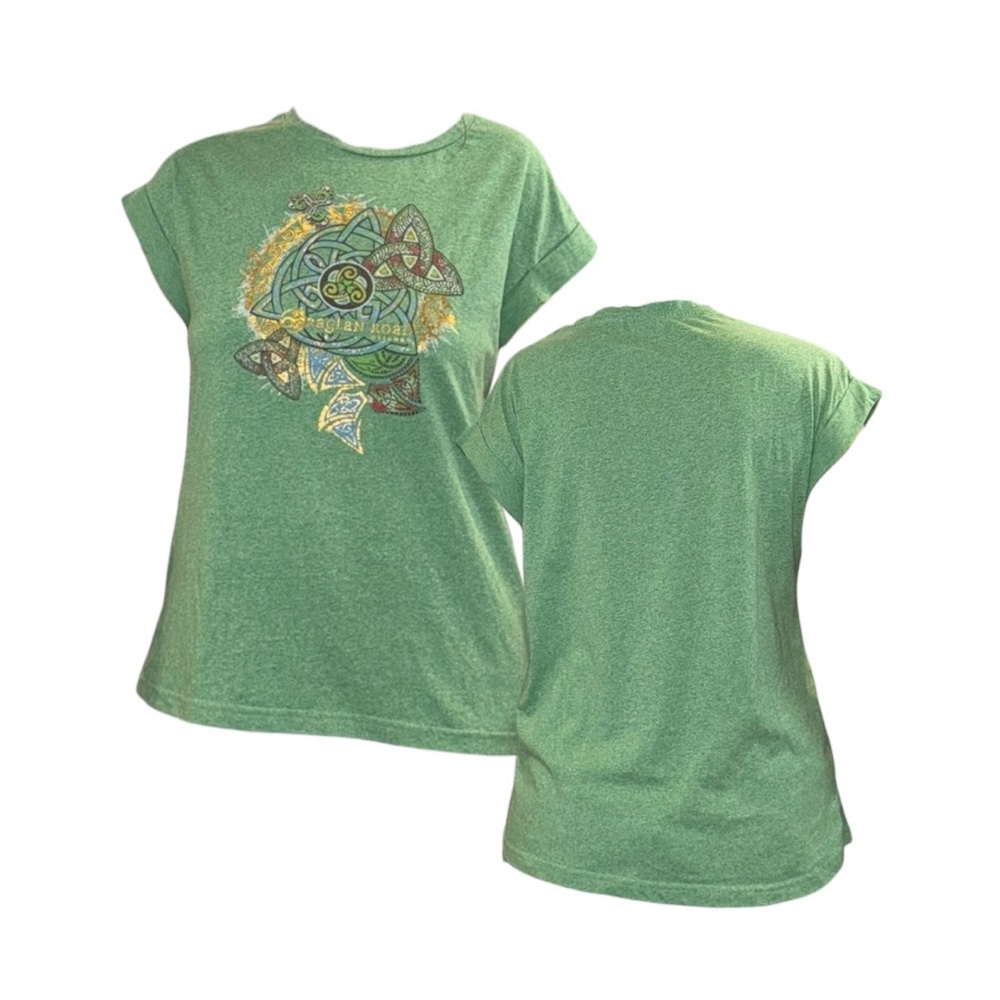 Raglan Road Heathered Green Tee